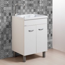 Mobile lavatoio 60x50  vasca in ABS - 2
