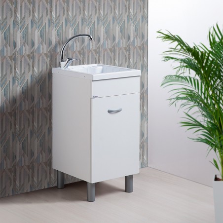 Lavatoio 45X50 Vasca ABS Strofinatoio Incorporato - 1