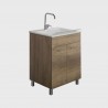 Lavatoio 60X50 con vasca sistema Zeus ABS/Metacrilato - 3