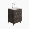 Lavatoio 60X50 con vasca sistema Zeus ABS/Metacrilato - 4