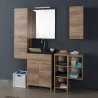 UNIKA - Composizione lavanderia cm 160 con lavabo mod. SABBIA nero - 4