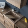 UNIKA - Composizione lavanderia cm 160 con lavabo mod. SABBIA - 1