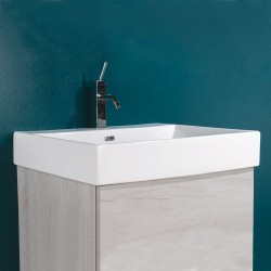 Mobile a terra  60X50 con ante e lavabo in ceramica - 2