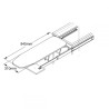 UNIKA - Colonna cm. 40 x 70 x h 174 con asse da stiro integrata - 10