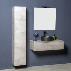 Unika Composizione mobile  80 cm , Colonna 174 cm  ,  specchio - 3