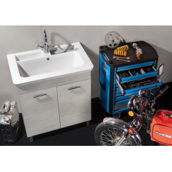 Mobile a terra 70X50  lavabo in ceramica - 4
