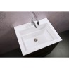 VASCA Lavabo Sistema Zeus Mineralmarmo 80x48 - 1