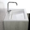 VASCA Lavabo Sistema Zeus Mineralmarmo 80x48 - 2