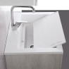 VASCA Lavabo Sistema Zeus Mineralmarmo 80x48 - 3