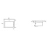 Vasca Lavabo Sistema Zeus Mineralmarmo 60x48 - 4