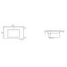 VASCA Lavabo Sistema Zeus Mineralmarmo 80x48 - 4