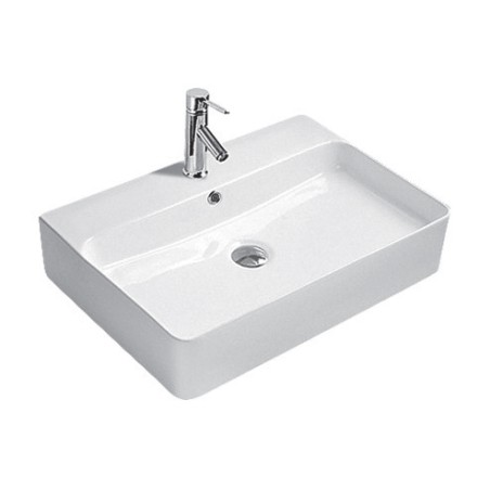 Lavabo d'appoggio Rettangolare 60*42 C/ FORO - 1