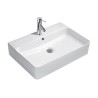 Lavabo d'appoggio Rettangolare 60*42 C/ FORO - 1