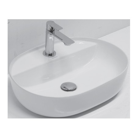 Lavabo d'appoggio Ovale 50 C/FORO - 1