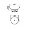 Lavabo d'appoggio serie GO - 2