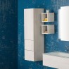 Colonna 35X32,5X124 con anta e due cassetti - 9