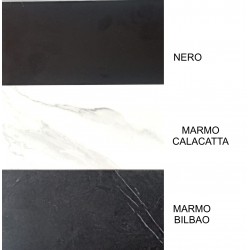 Mobile sospeso 60X46 ,con ante e lavabo in ceramica - 18