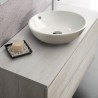 Mobile sospeso  80X46  con cassetti , per lavabo d'appoggio in ceramica - 3