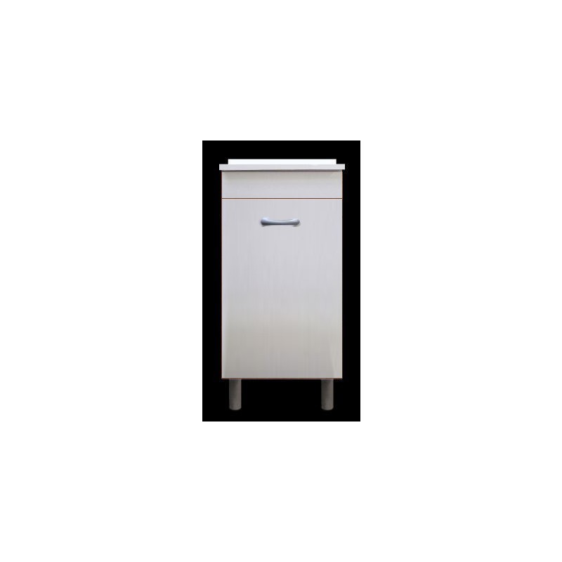 Base per cucina 40x50 H88cm 1 anta Bianco Opaco