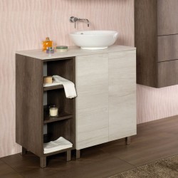 Mobile a terra  145X46 per lavabo d'appoggio - 1