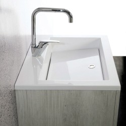 Lavatoio 60X48 vasca sistema Zeus Mineralmarmo - 3