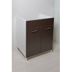 Mobile lavatoio 60x50   con vasca in ceramica  tavola in legno ,ante colorate,. - 9
