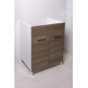 Lavatoio 60x50 , Vasca MineralMarmo , Ante colorate - 9