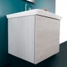 Mobile sospeso 60X50  con cassetto e lavabo in ceramica - 1